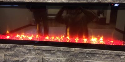 Dimplex Ignite Electric Fireplace Closeup